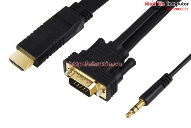 PK Cáp HDMI to VGA có Audio