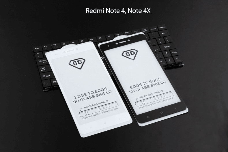 PK Dán cường lực XIAOMI Redmi Note 5A đen Full 5D 