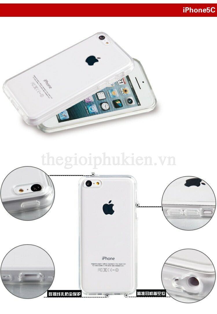 PK Ốp iPhone 5C dẻo trong