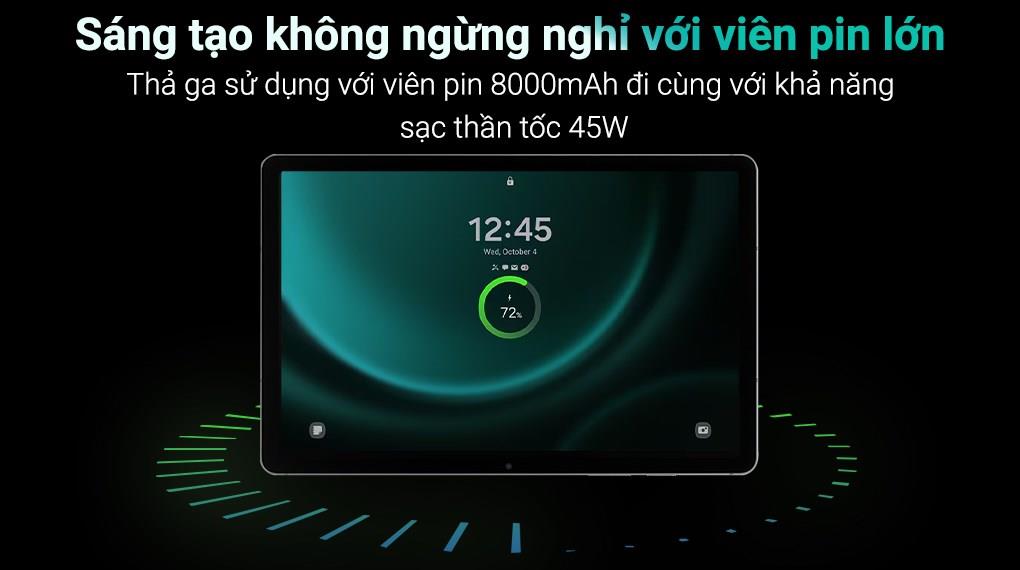 MTB SAMSUNG TAB S9 FE WIFI 6G 128G BẠC