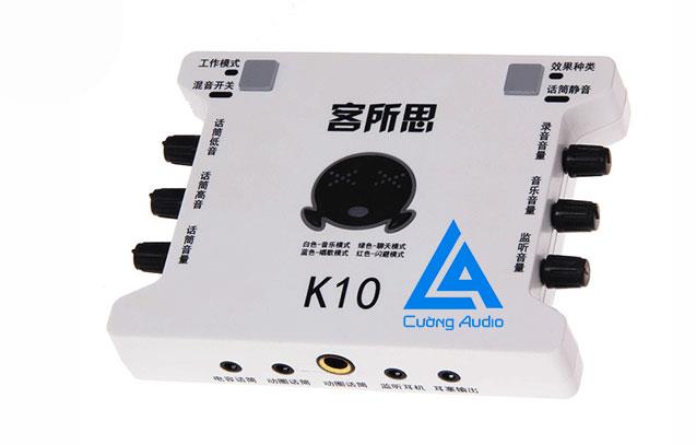 PK Sound Card Livestream K10