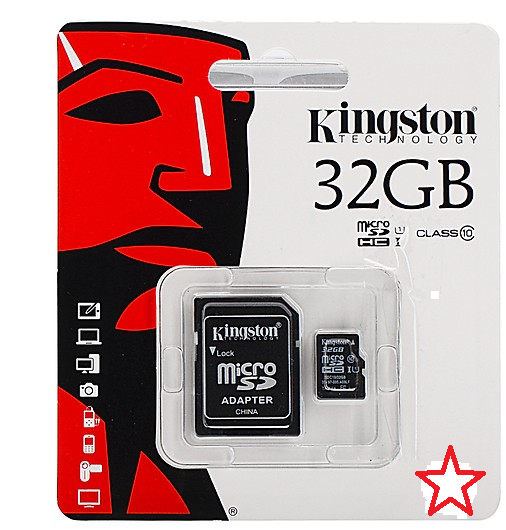 PK Thẻ Nhớ Kingston 32GB CL10